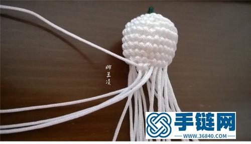 中國結制作鈴蘭花的方法圖片
