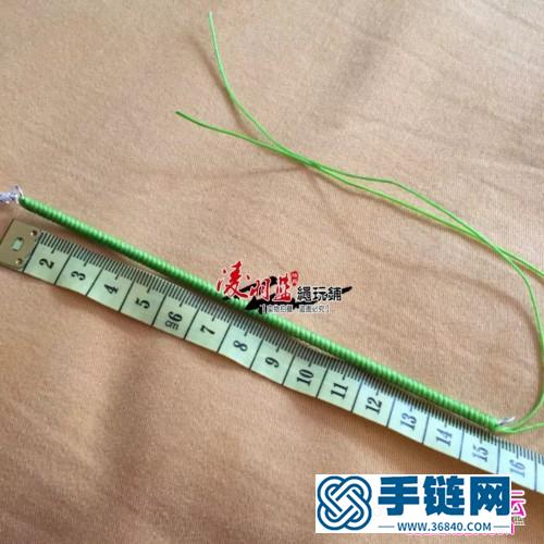 泰蠟s扣手繩的編法圖解