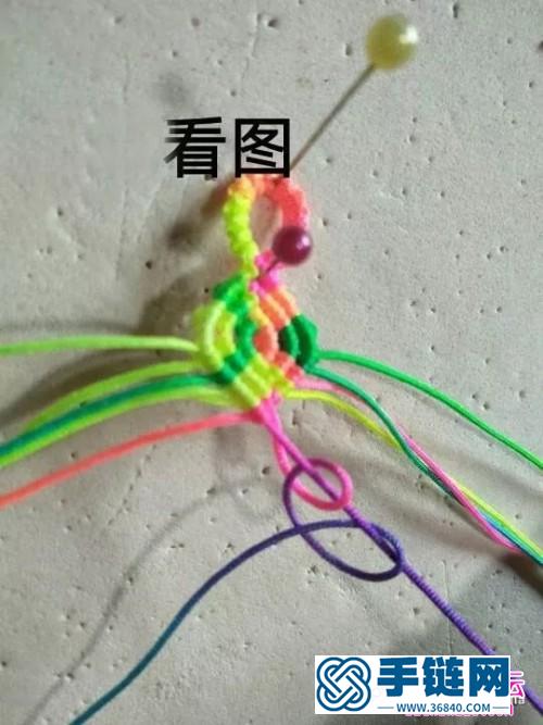 玉線心形手鏈的詳細制作圖解