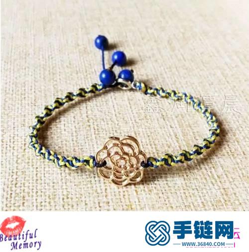 中國結青金石扭結手鏈的制作方法