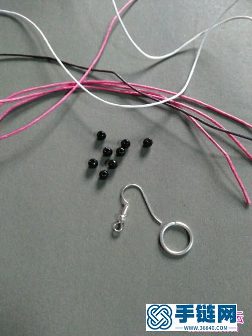 小扇子耳環的制作方法