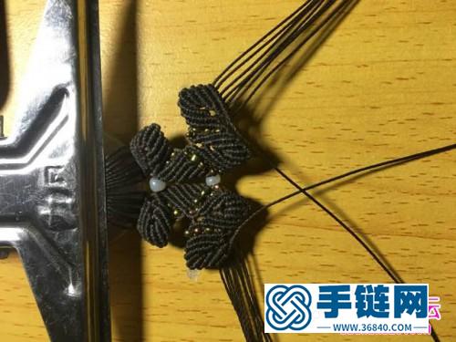 繩編春藤平安扣項鏈的詳細編織教程