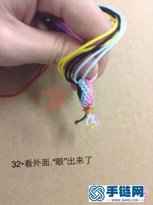 中國結編織九眼不滅金剛長壽繩圖解