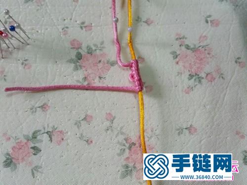 中國結蝴蝶胸針的編制方法步驟