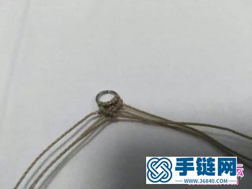 南美蠟線斜卷結(jié)耳環(huán)的詳細(xì)編制圖解