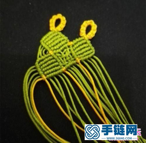 繩編寬手鐲教程