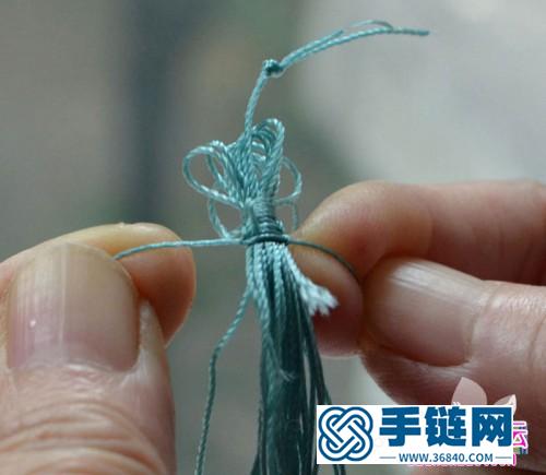 玉線編制活靈活現小蝦的詳細教程