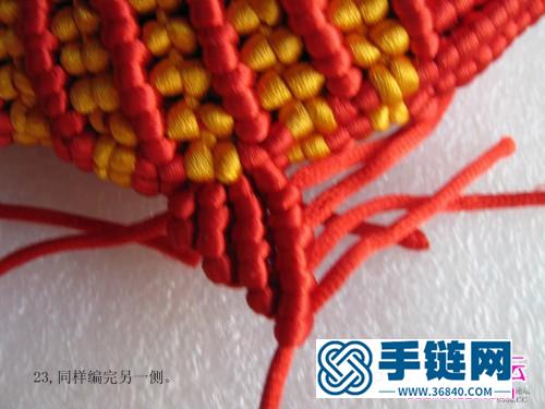 中國結編織年年有魚紅色錦鯉教程