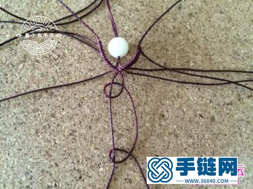 繩編福祿雙至鑰匙扣掛件的制作圖解