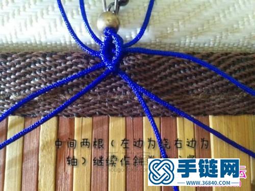 繩編耳墜方法圖解