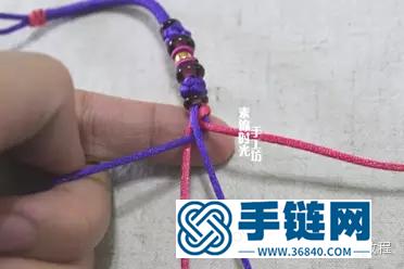 中國結編織四股辮的方法圖解