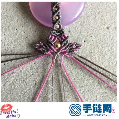 粉玉髓平安扣蜻蜓款相連的詳細制作教程