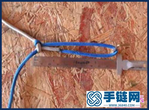 雙螺旋式繩結鑰匙扣的編法教程
