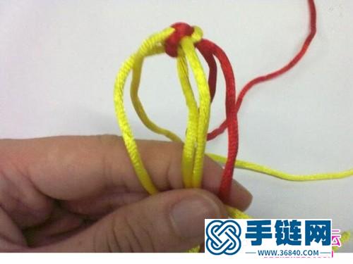 中國結(jié)心形雙心結(jié)的制作圖解