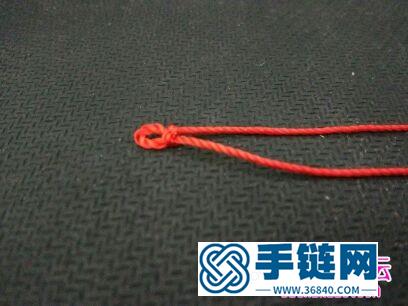 繩編轉運戒指的編法教程