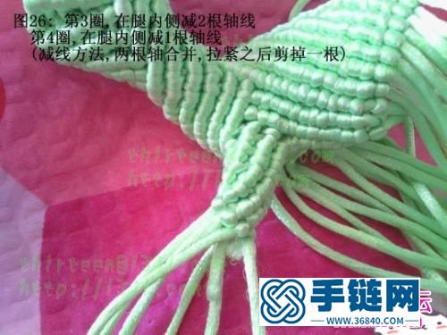 繩編青青小恐龍的超詳細制作教程