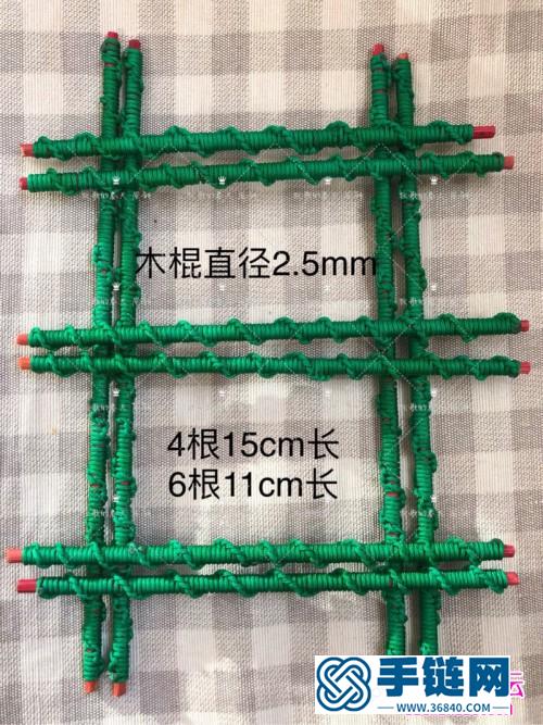 圣誕雪花階梯小掛件飾品的詳細制作圖解