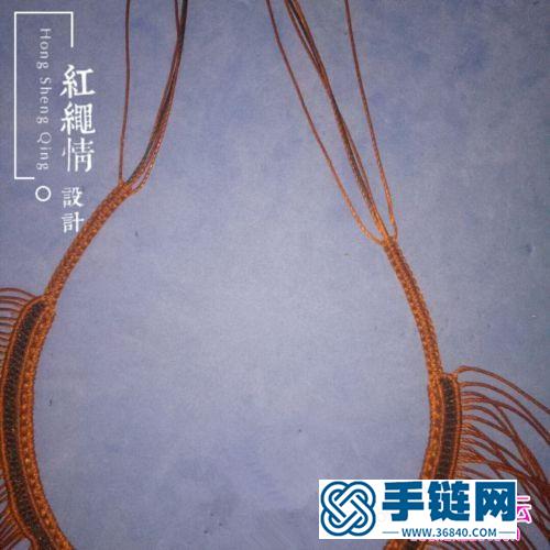 波西米亞風復古蠟線串珠女士項鏈的制作方法