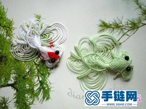 繩編金魚詳細步驟教程
