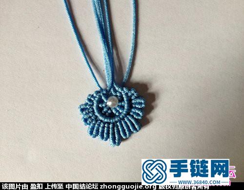 中國結編織斜卷結耳環(huán)方法圖解
