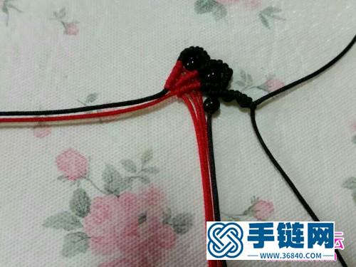 中國結蝴蝶胸針的編制方法步驟