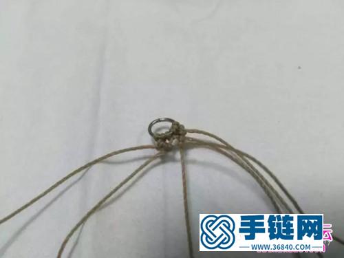 南美蠟線斜卷結(jié)耳環(huán)的詳細(xì)編制圖解
