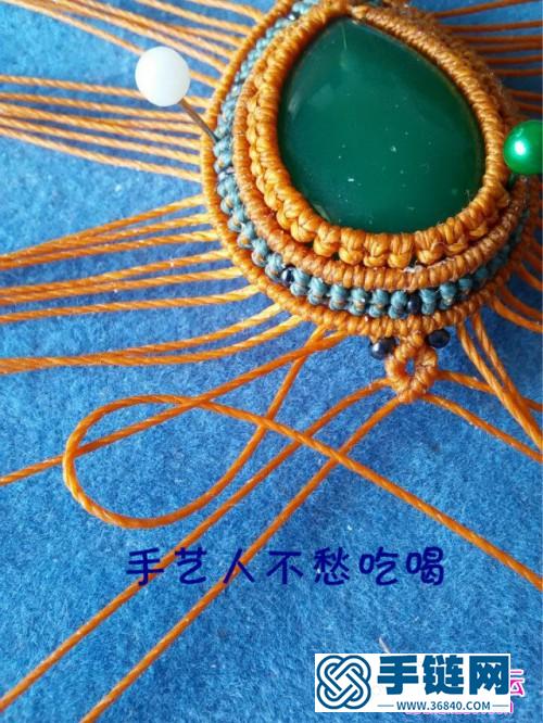 卷卷水滴項鏈墜的詳細制作教程