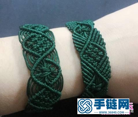 繩編氣質(zhì)單色森系圖形手鏈的詳細(xì)編制教程