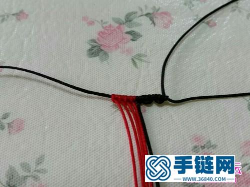中國結蝴蝶胸針的編制方法步驟