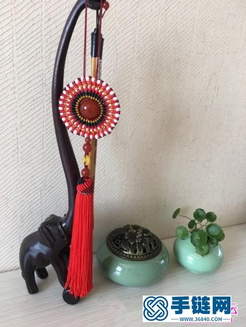 紅運當頭掛飾的制作方法