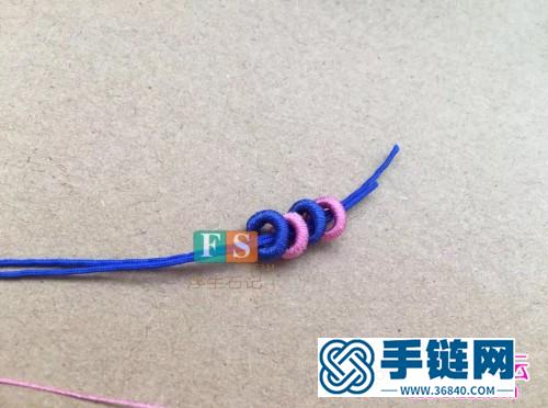 繩編流蘇小吊墜掛飾的詳細制作圖解