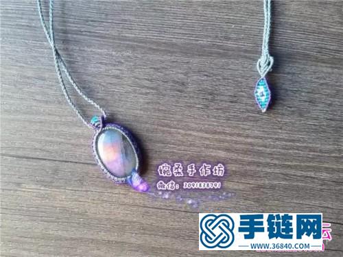 中國結編織項鏈尾扣方法圖解