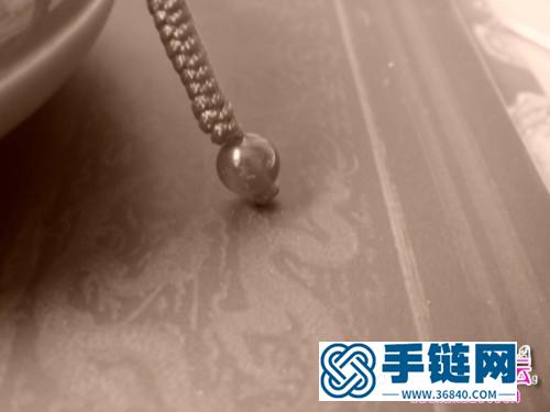 中國結(jié)編織銅錢花手鏈教程