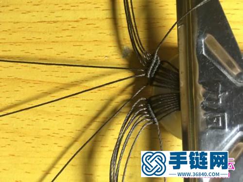繩編春藤平安扣項鏈的詳細編織教程