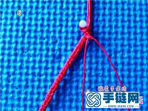 中國結(jié)編織同心結(jié)手繩方法圖解