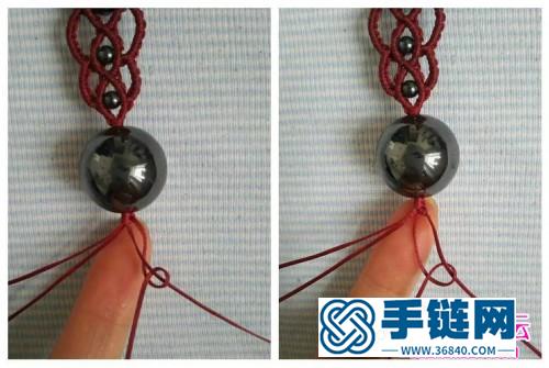 多珠組合圓珠頸鏈的制作方法圖片