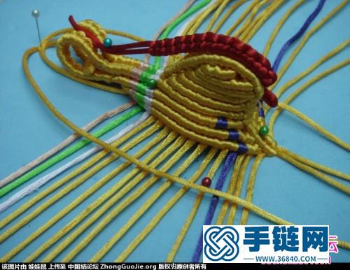 中國(guó)結(jié)編織鴛鴦的方法圖解（二種不同的尾巴）