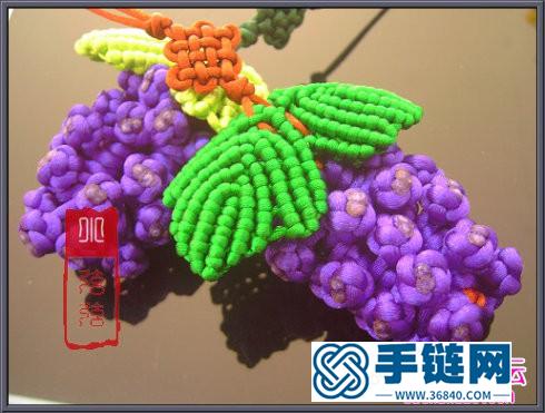 中國結一串葡萄的編織