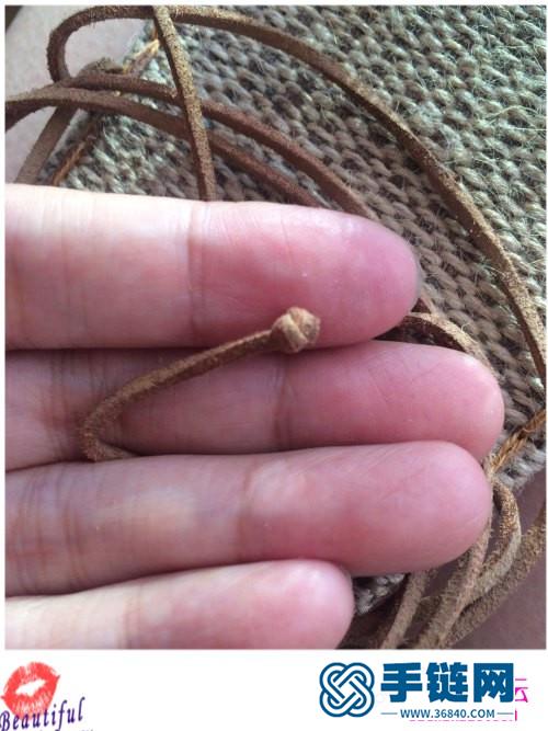 手工度假風(fēng)涼鞋的詳細(xì)制作教程