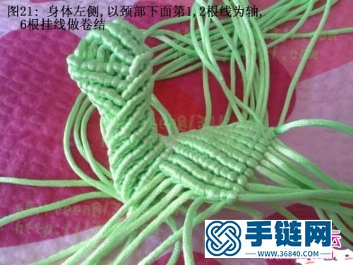 繩編青青小恐龍的超詳細制作教程