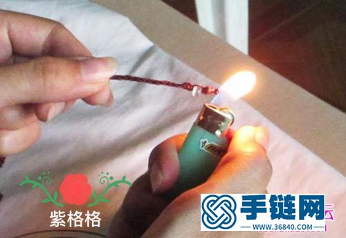 中國(guó)結(jié)編織包石民族風(fēng)手鐲教程