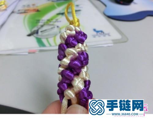 中國結小鑰匙鏈的制作步驟圖