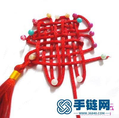 中國結編結喜慶婚禮吉祥耳飾圖解