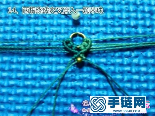 中國結(jié)編織青檸耳墜圖解（婉柔手作）