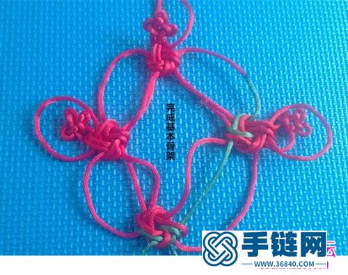 中國結制作的四葉草、幸運草的方法