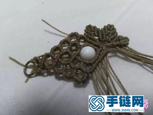 南美蠟線斜卷結(jié)耳環(huán)的詳細(xì)編制圖解