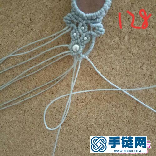 蠟線包西瓜晶手繩的制作方法