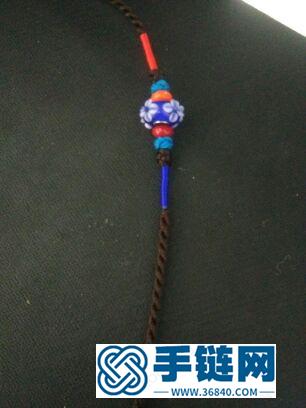 民族風項鏈繩的制作方法