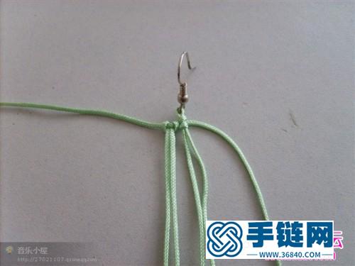 心形珍珠耳環的制作方法