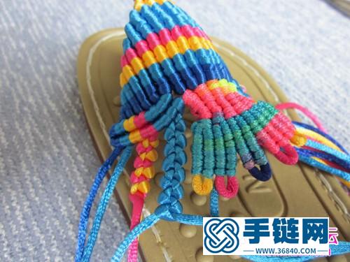 一步步教你熱帶天使魚拖鞋的詳細編制教程